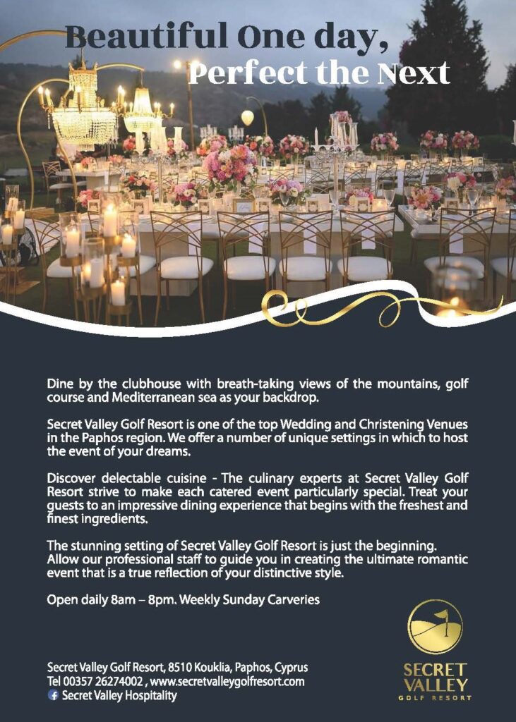 Secret Valley Golf Resort advert